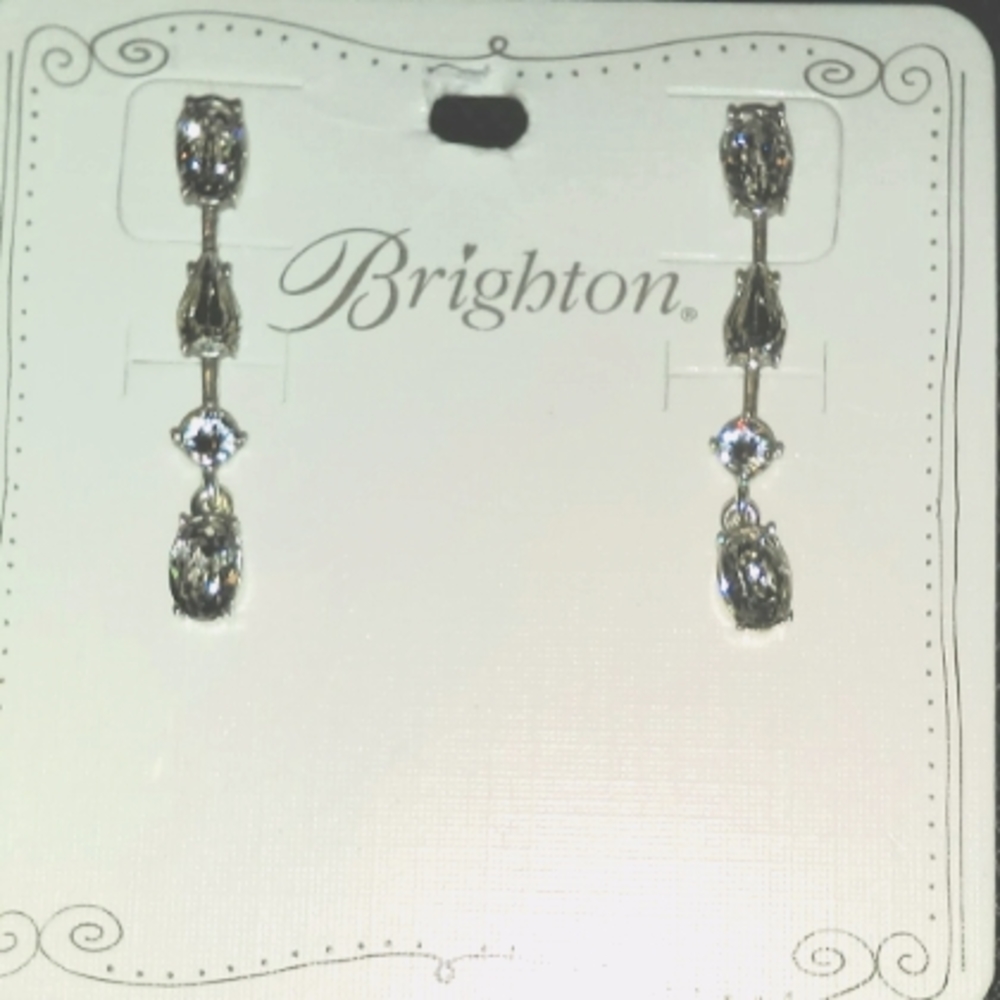 NWTS BRIGHTON CZ DANGLE EARRINGS